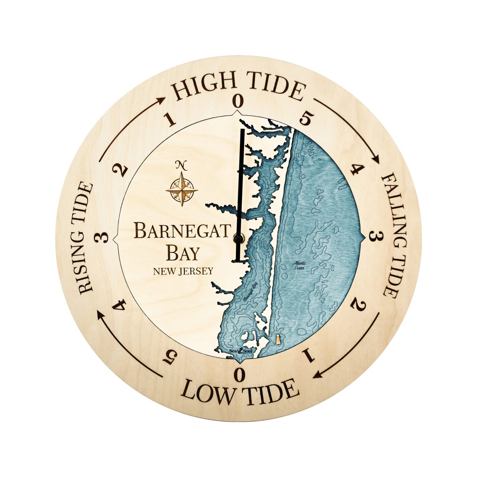 Barnegat Bay Tide Clock Sea and Soul Charts