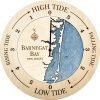 Barnegat Bay Tide Clock Birch Accent with Deep Blue Water Product Shot