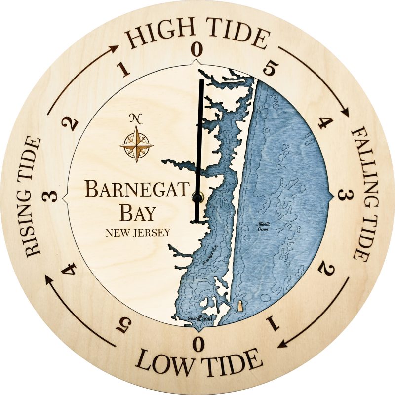 Barnegat Bay Tide Clock Sea and Soul Charts