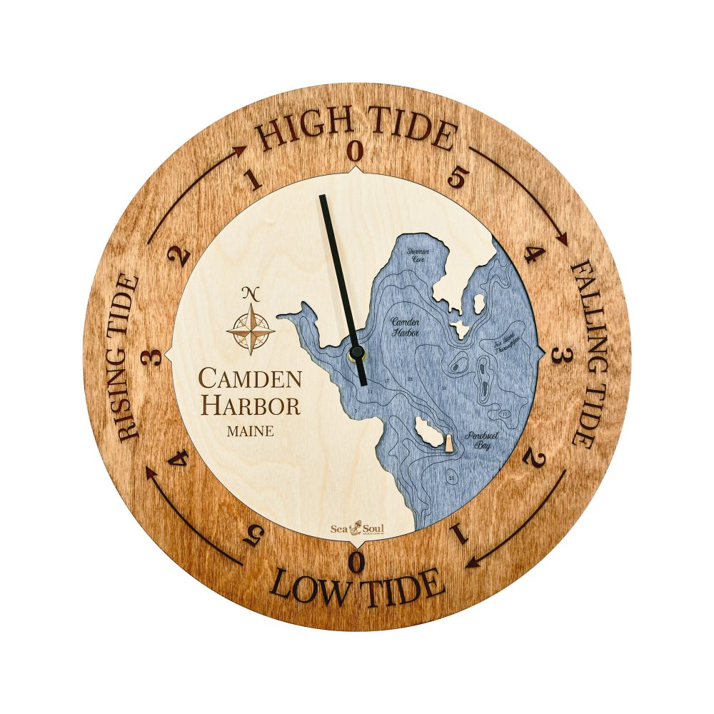 Camden Harbor Americana Accent with Deep Blue Water