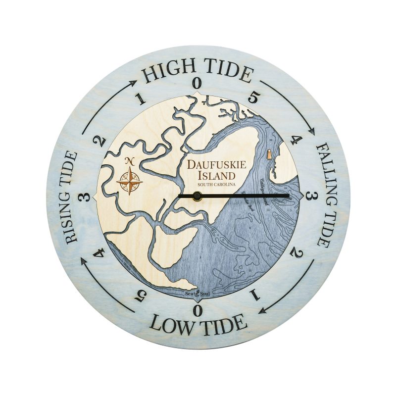 Daufuskie Island Tide Clock Sea and Soul Charts