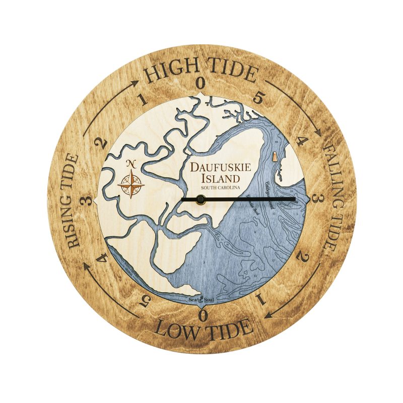 Daufuskie Island Tide Clock Sea and Soul Charts