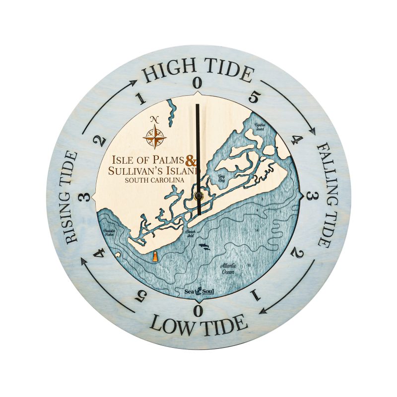 Isle of Palms Tide Clock Sea and Soul Charts