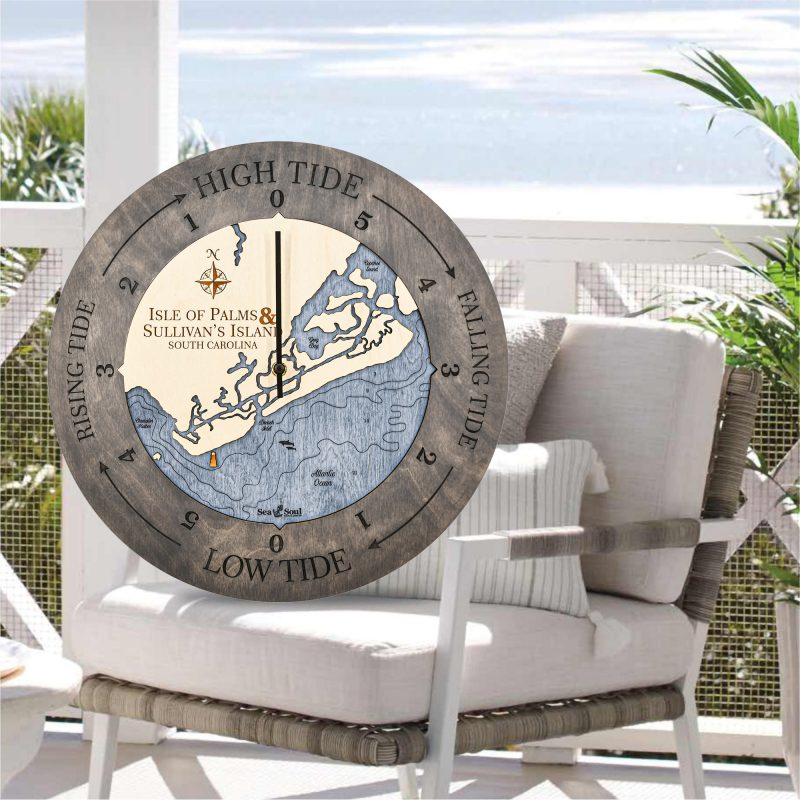 Isle of Palms Tide Clock Sea and Soul Charts