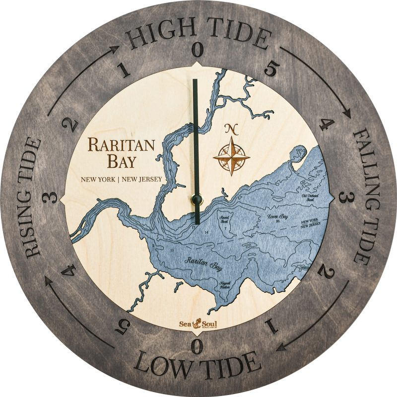 Raritan Bay Tide Clock Sea and Soul Charts