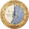 Barnegat Inlet Tide Clock Honey Accent with Deep Blue Water Product Image