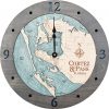 Cortez and Pass Nautical Map Wall Art Driftwood Accent with Blue Green Water Product Shot