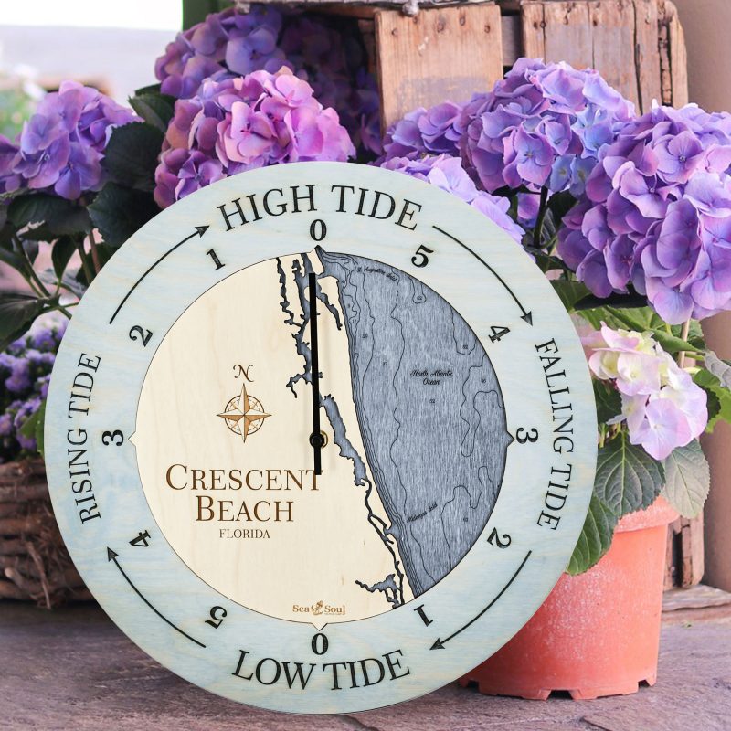 Crescent Beach Tide Clock Sea and Soul Charts