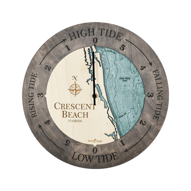 Crescent Beach Tide Clock Sea and Soul Charts