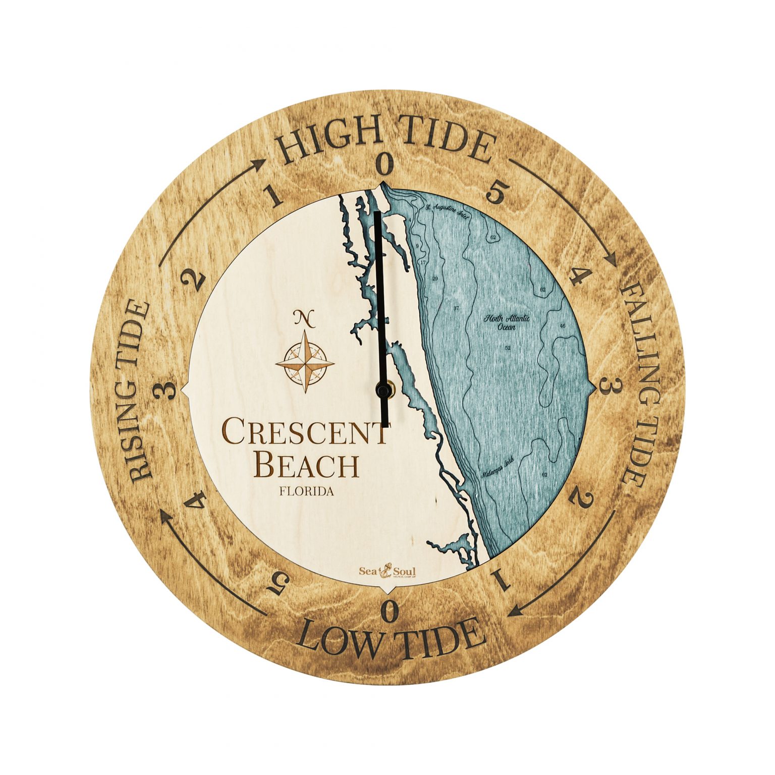 Crescent Beach Tide Clock Sea and Soul Charts