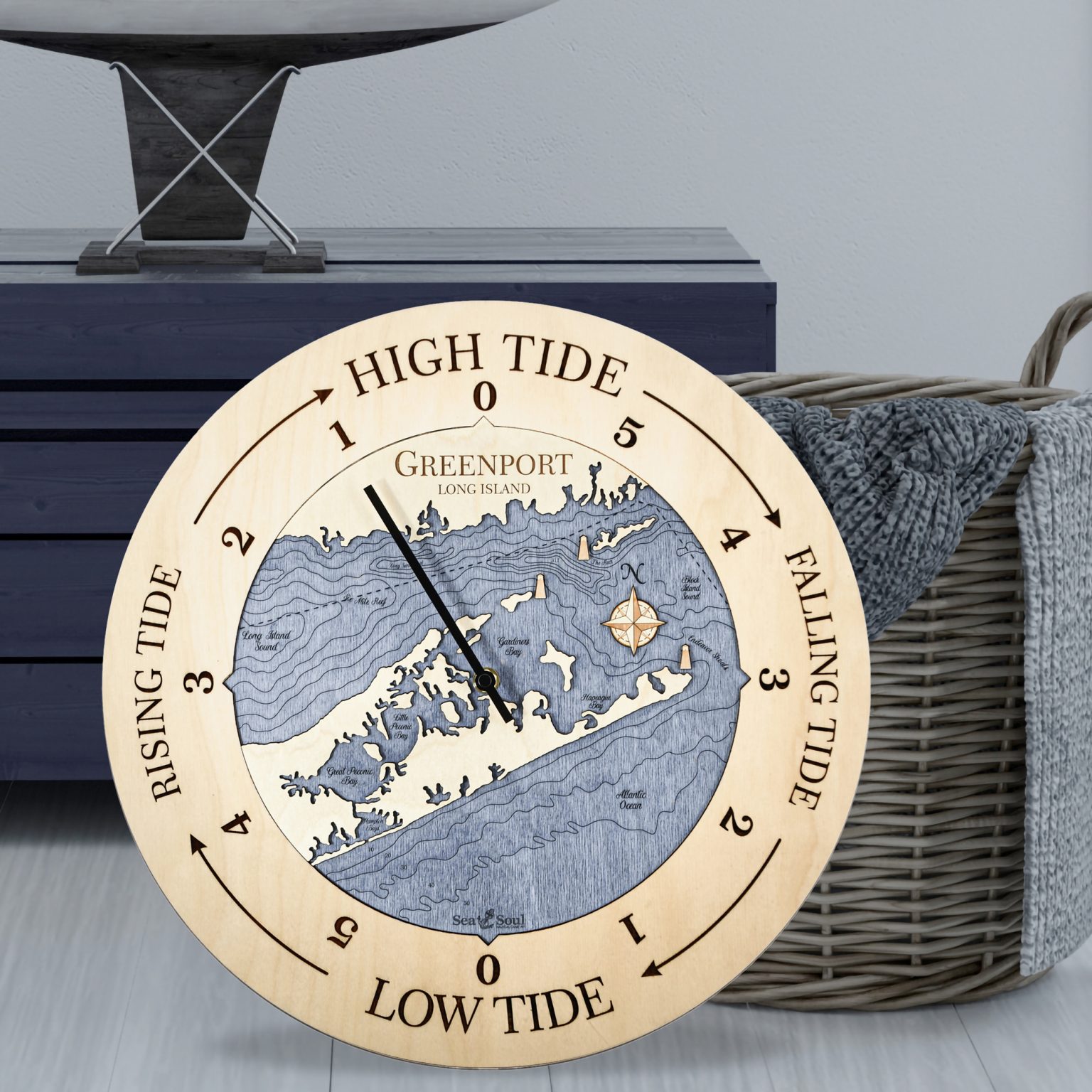 Greenport Long Island Tide Clock Sea and Soul Charts