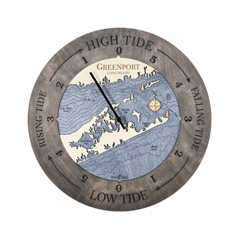 Greenport Long Island Tide Clock Sea and Soul Charts