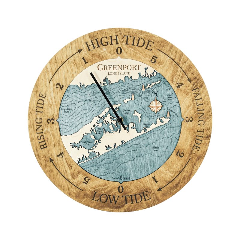 Greenport Long Island Tide Clock Sea and Soul Charts