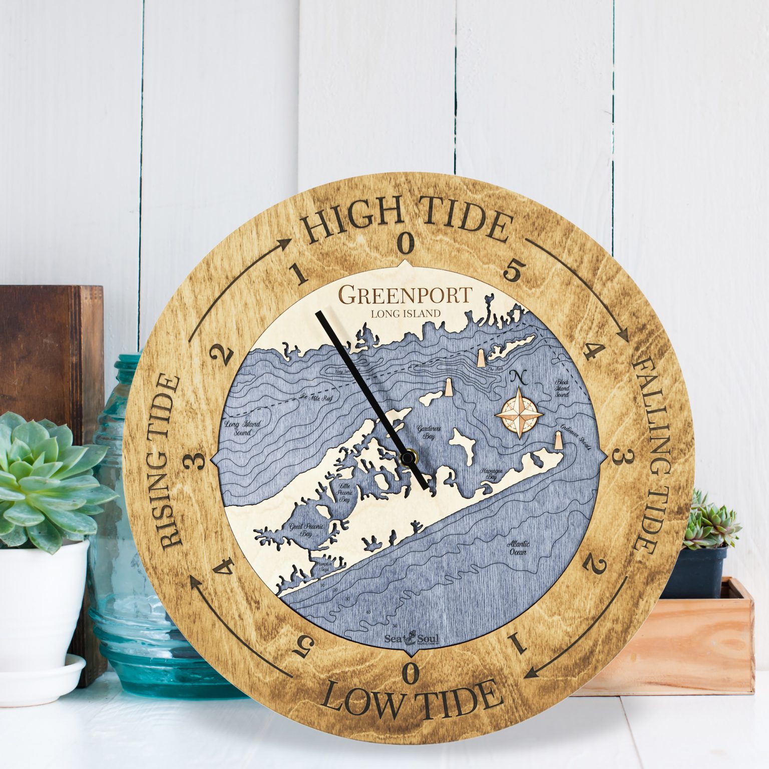 Greenport Long Island Tide Clock Sea and Soul Charts