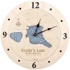 Ulery's Lake Nautical Clock Birch Accent with Deep Blue Water Product Shot