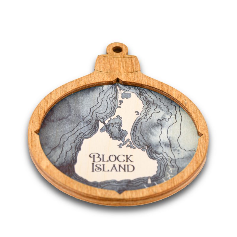 Block Island Christmas Ornament Sea and Soul Charts