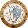 Charleston Lake Nautical Clock Americana Accent with Deep Blue Water Product Shot