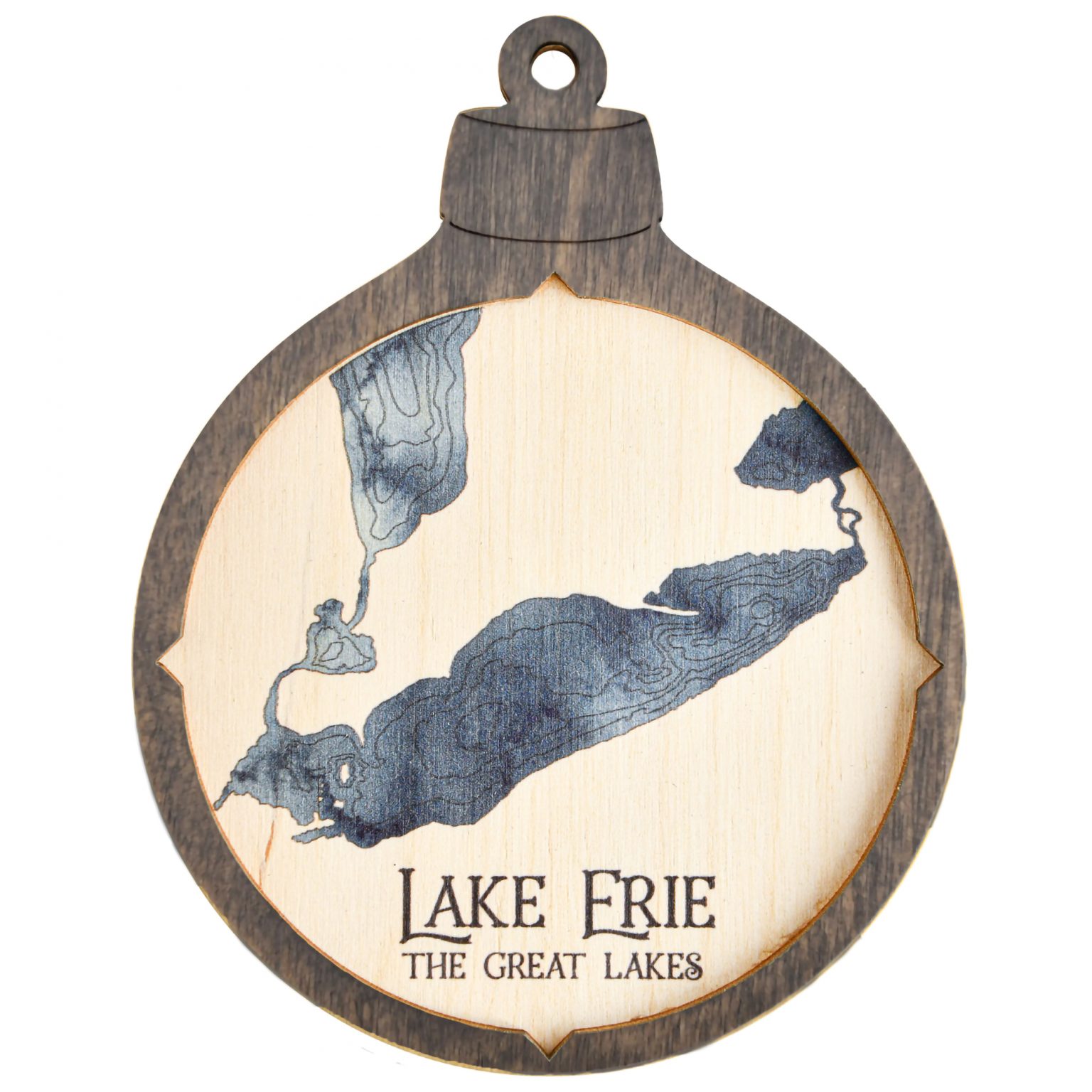 Lake Erie Christmas Ornament - Sea and Soul Charts