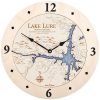 Lake Lure Nautical Clock Birch Accent with Deep Blue Water Product Shot