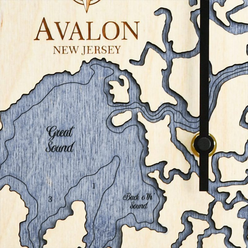 Avalon New Jersey Tide Clock Sea and Soul Charts