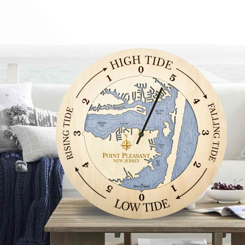 Point Pleasant Tide Clock Sea and Soul Charts