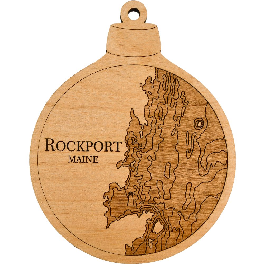Rockport Engraved Nautical Ornament