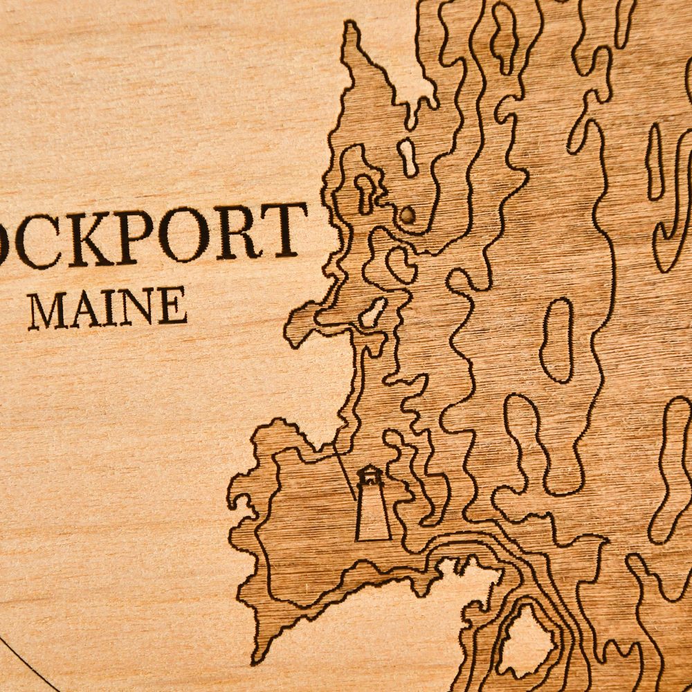 Rockport Engraved Nautical Ornament Detail Shot 1