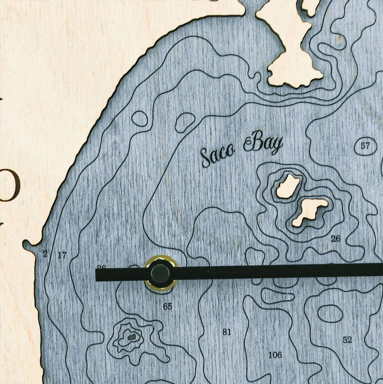 Saco Bay Tide Clock Sea and Soul Charts