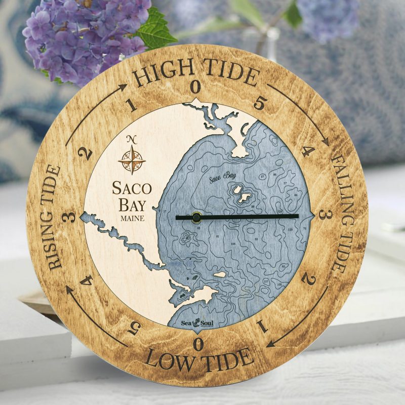 Saco Bay Tide Clock Sea And Soul Charts 2657