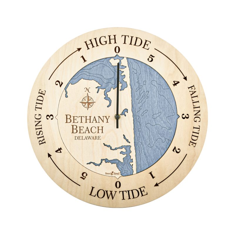 Bethany Beach Tide Clock Sea and Soul Charts