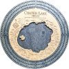 Crater Lake Custom Cribbage Board in Worn Navy
