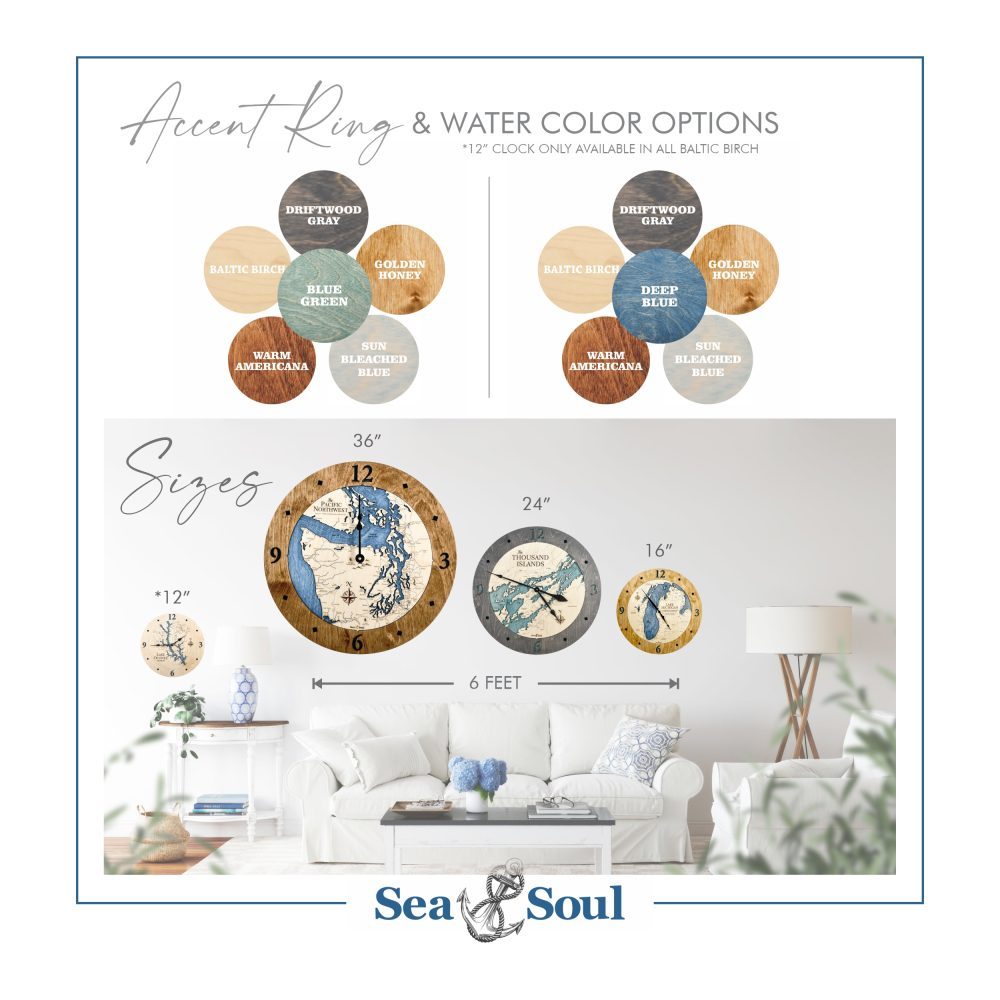 Clock Size and Swatch Options