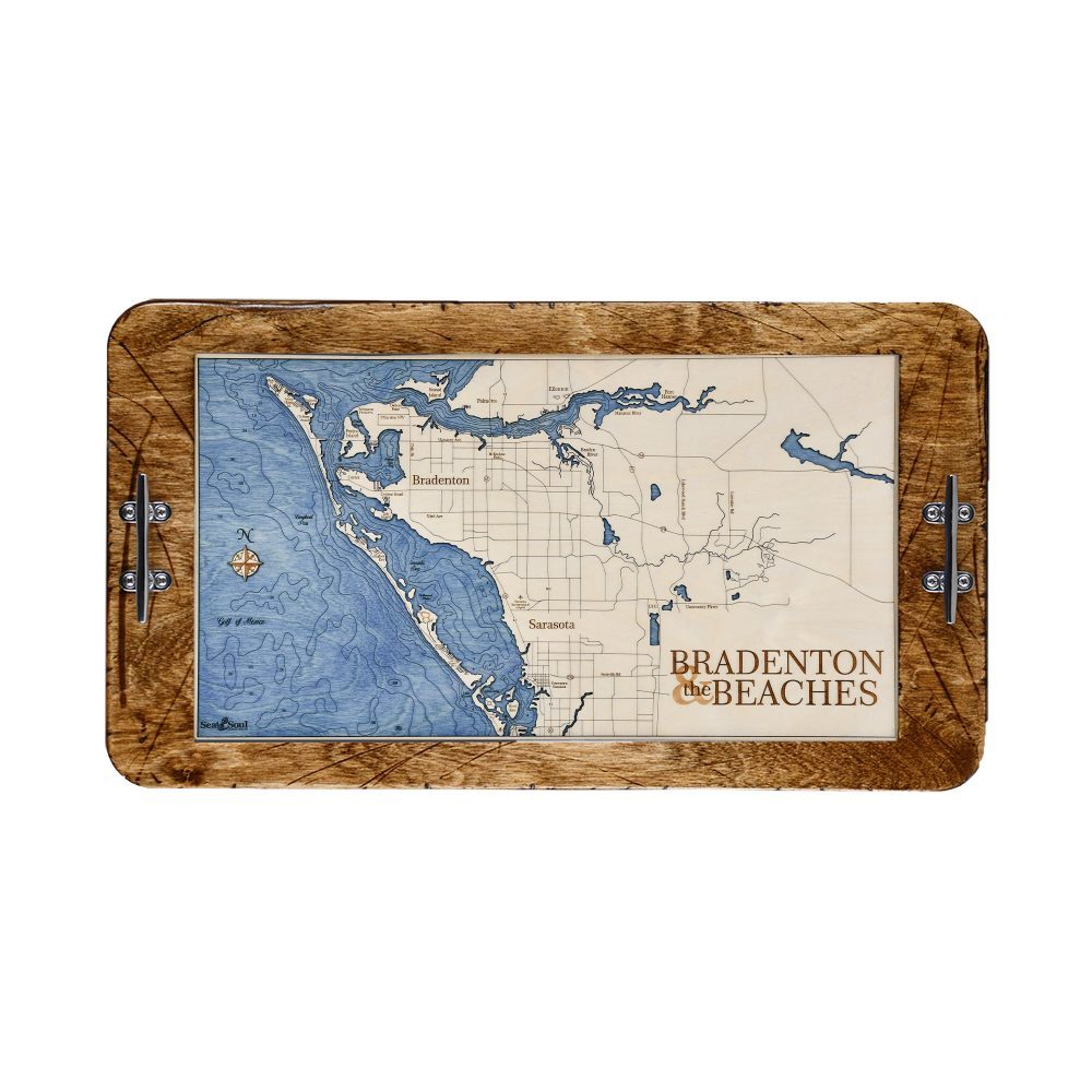 Bradenton and Beaches Boat Cleat Serving Tray