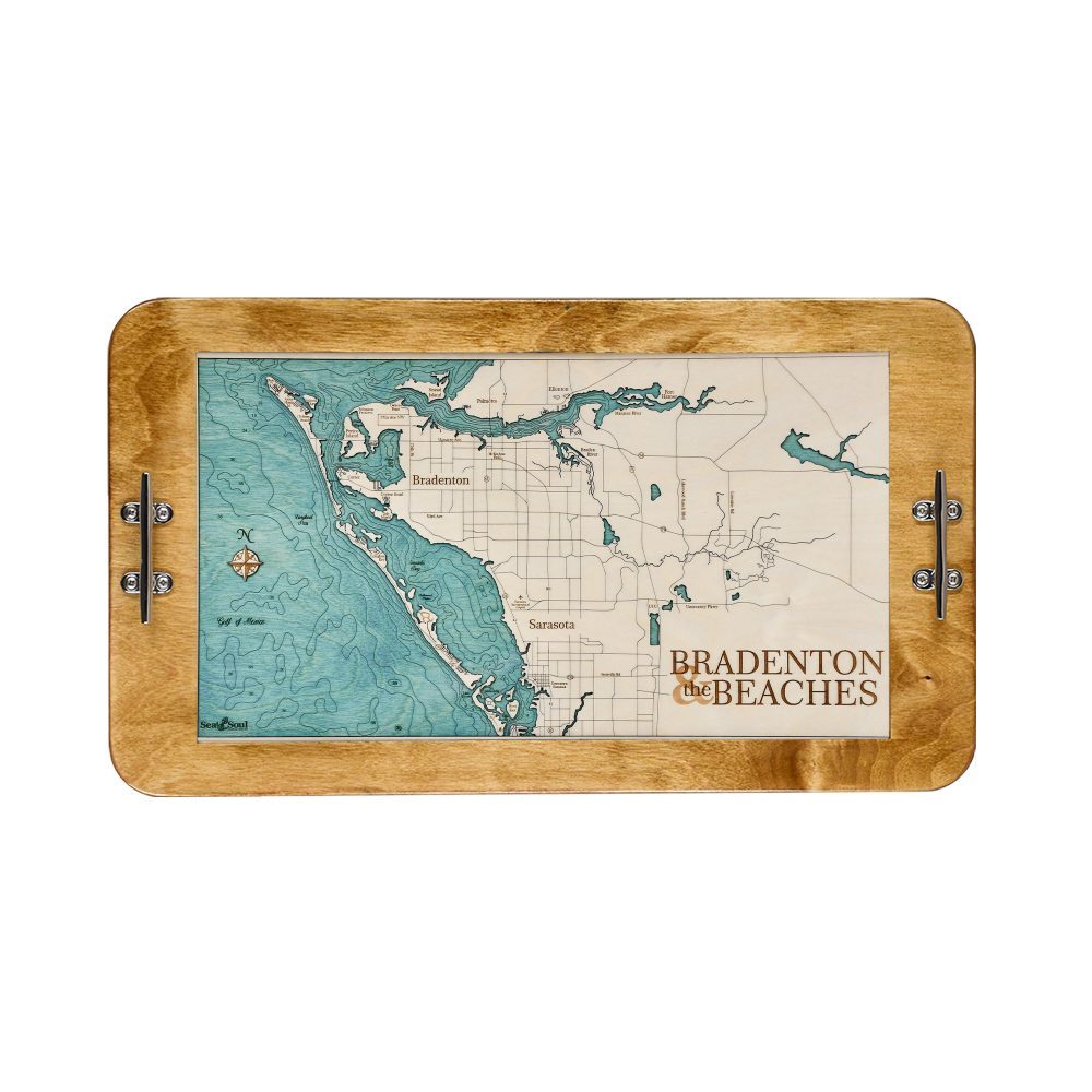 Bradenton and Beaches Boat Cleat Serving Tray