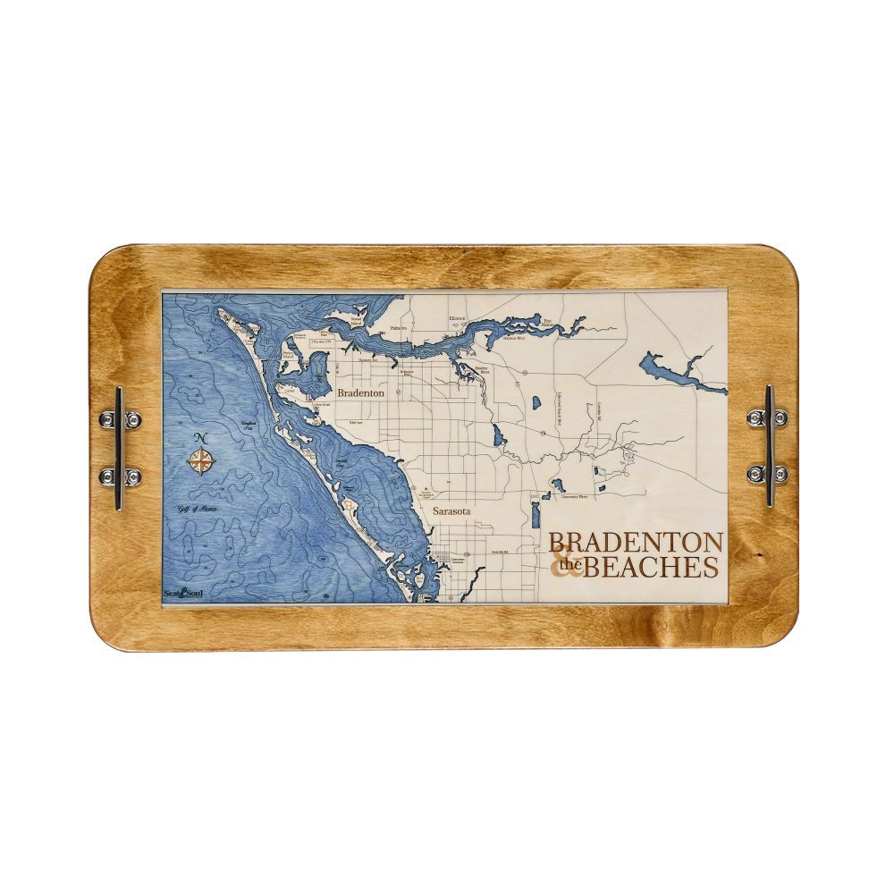 Bradenton and Beaches Boat Cleat Serving Tray