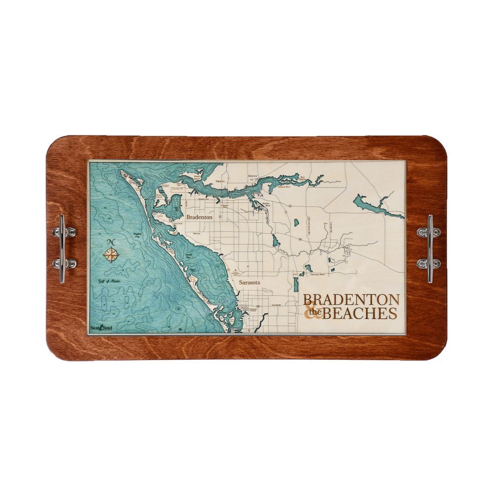 Bradenton and Beaches Boat Cleat Serving Tray