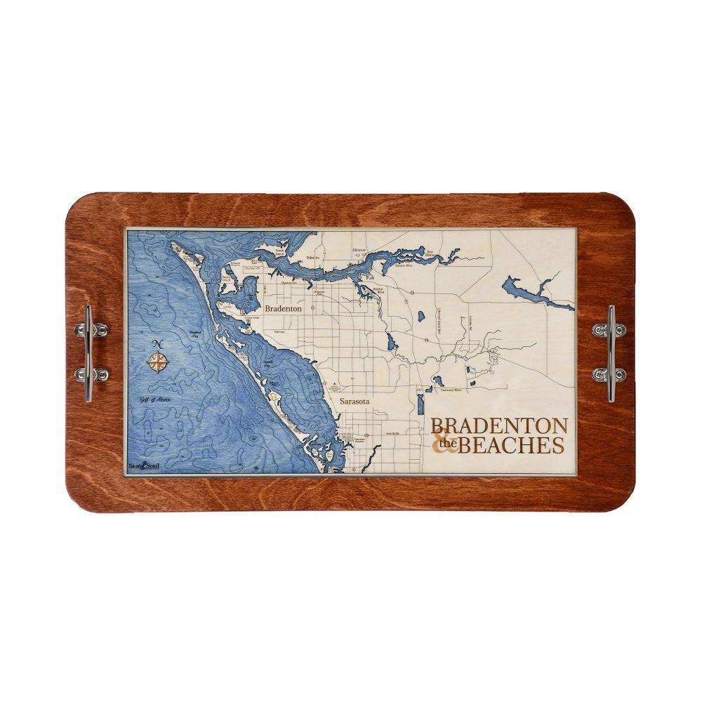 Bradenton and Beaches Boat Cleat Serving Tray