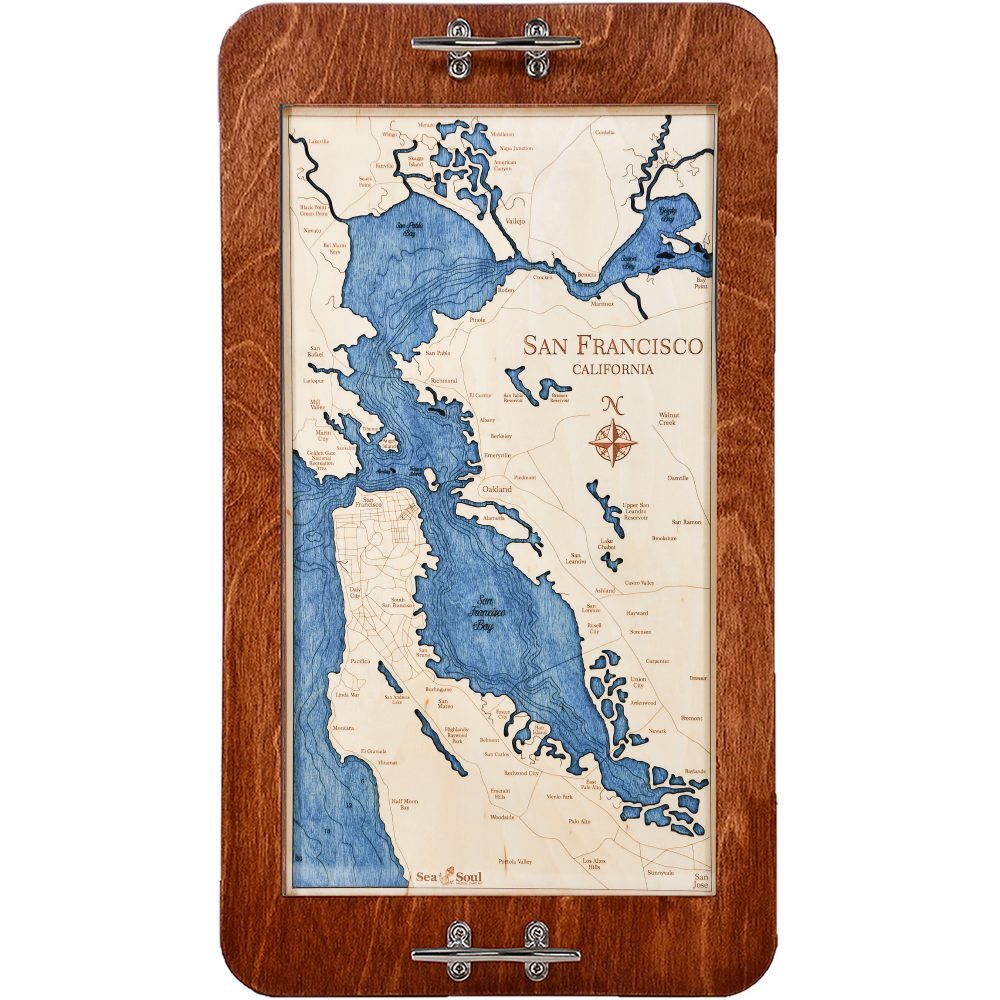 San Francisco boat cleat serving tray