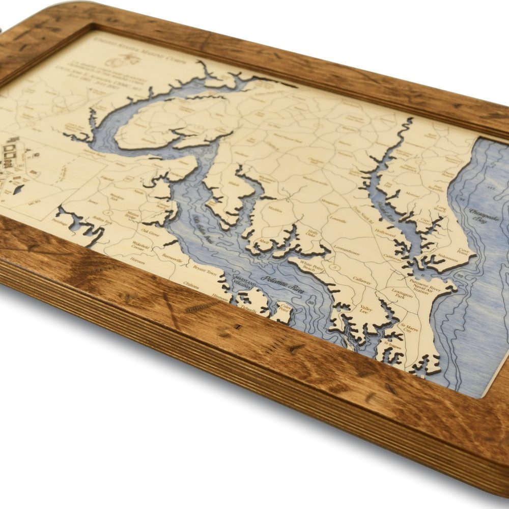 Military Gift Serving Tray angle