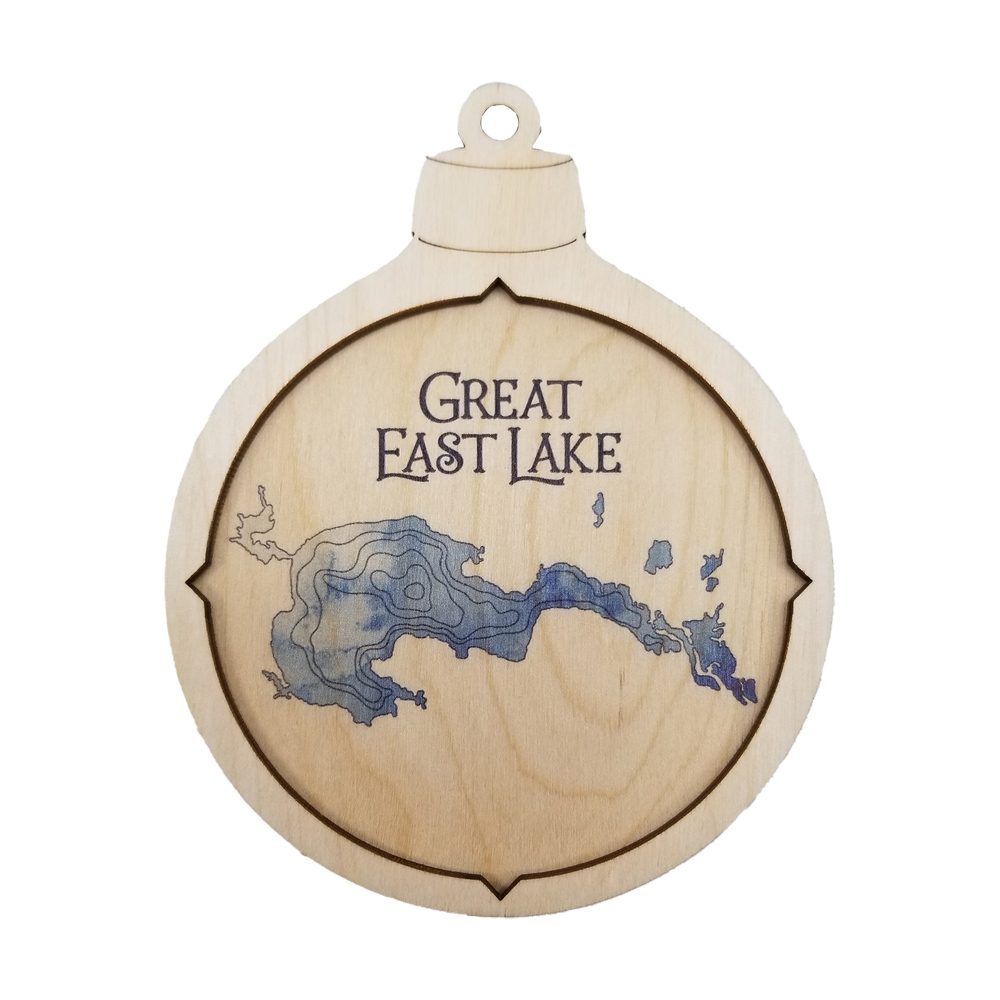 Great East Lake Christmas Ornament