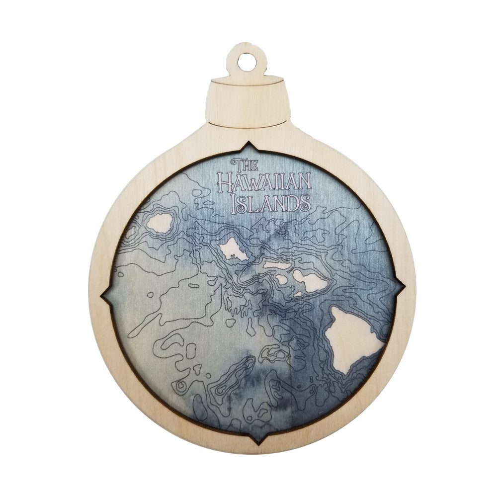 Hawaiian Islands Christmas Ornament