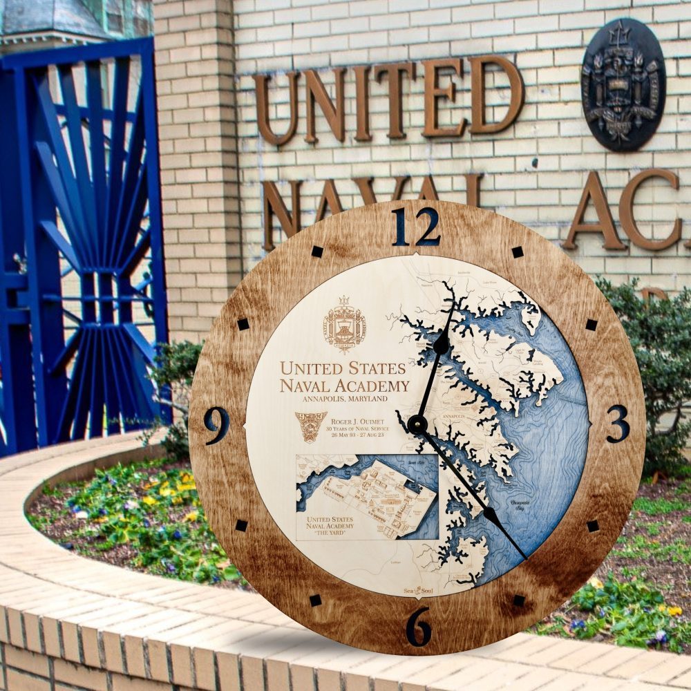 Military Gift Clock - USNA on Campus