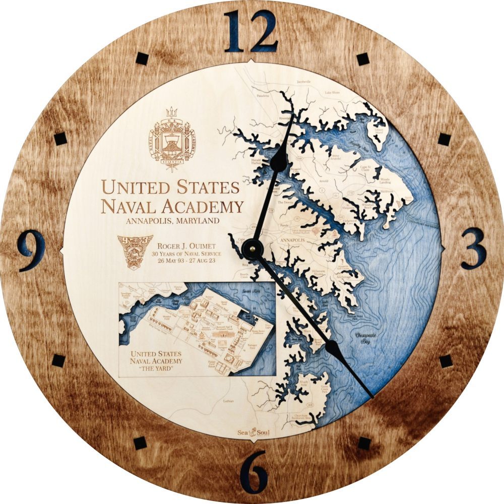 Military Gift Clock - USNA