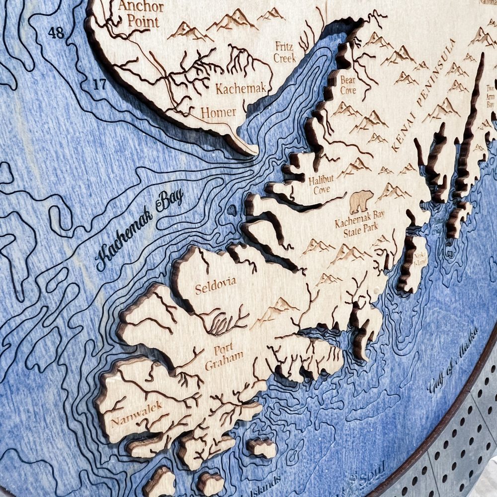 kachemak bay closeup