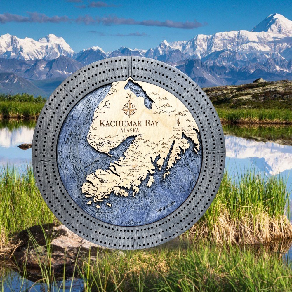 kachemak bay bleached blue