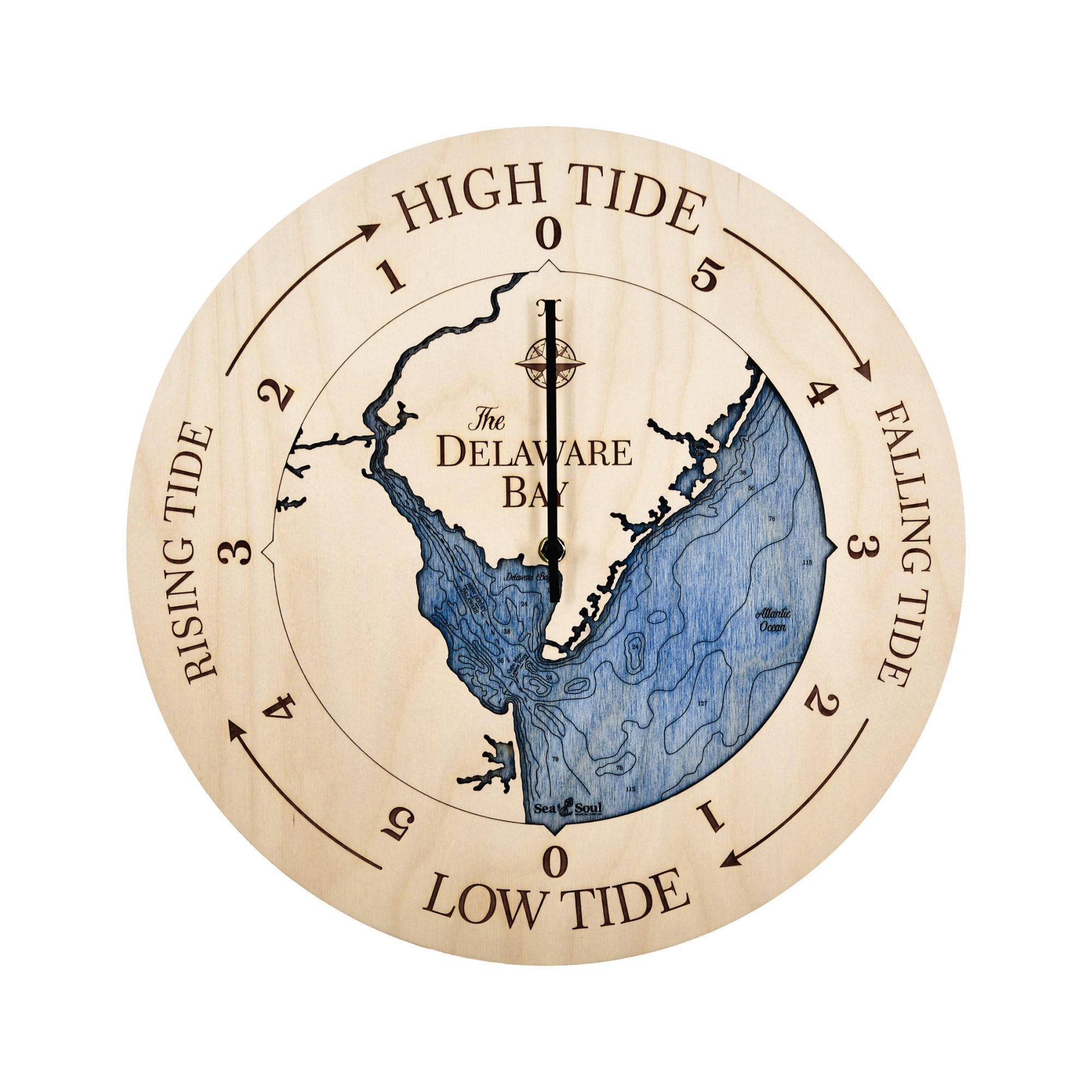 Delaware Bay Tide Clock - 24" - Image 5
