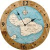 Maui clock americana accent with blue green water product image