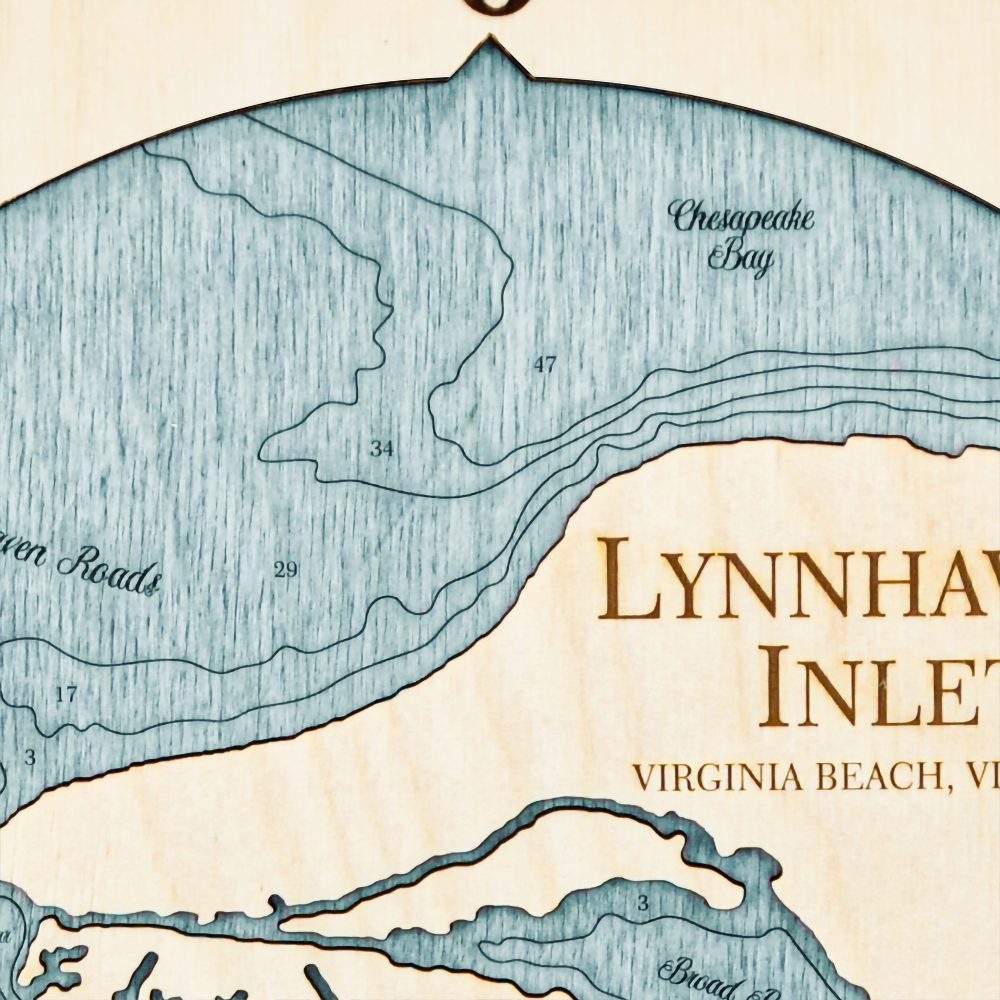 lynnhaven blue green water detail image