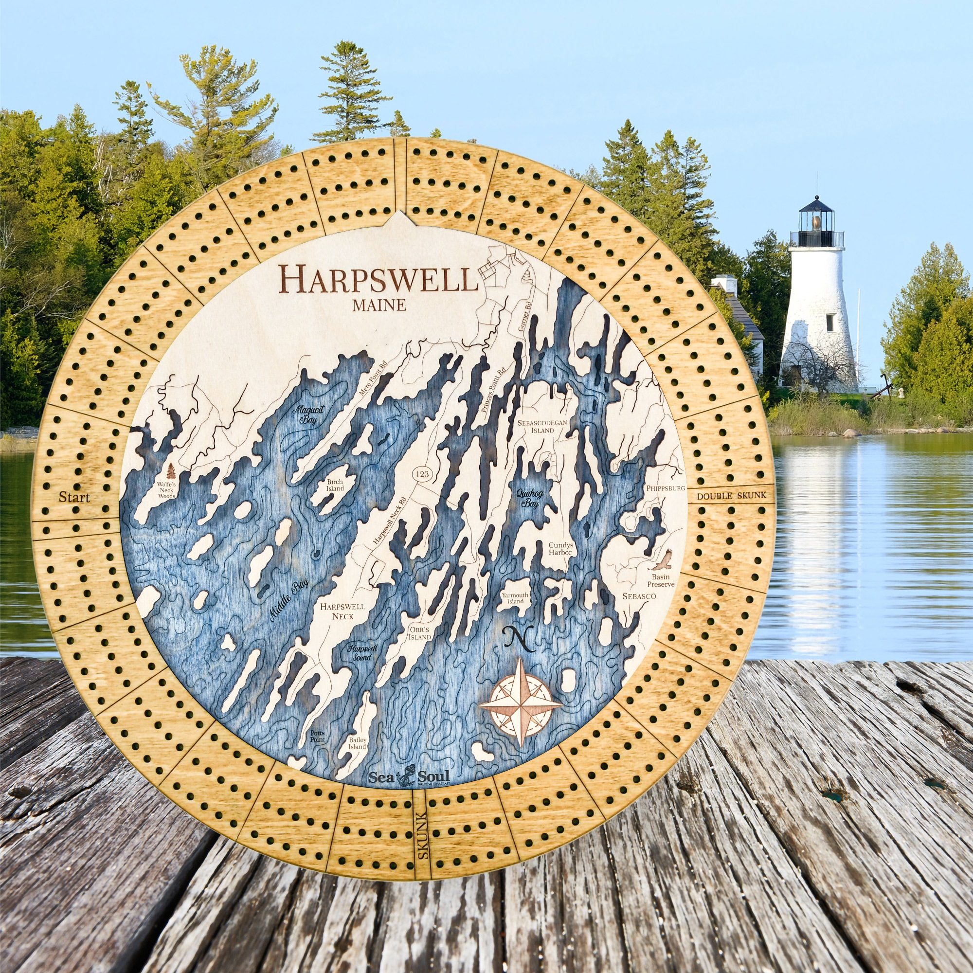 Harpswell Custom Cribbage Board - Image 3