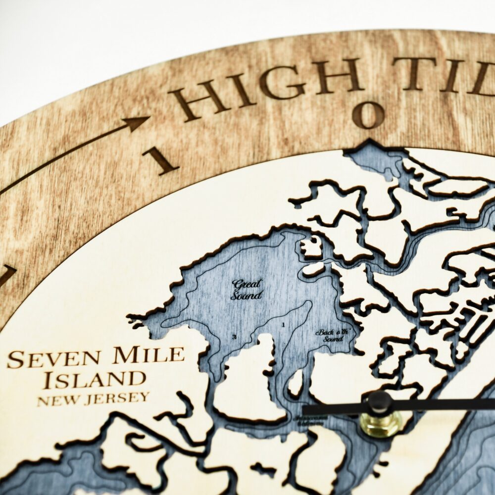 Seven Mile Island Tide Clock Detail